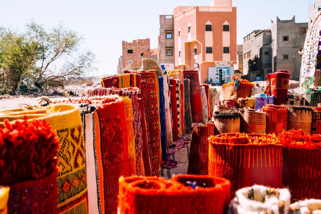 Moroccan craftsmanship Berber carpets