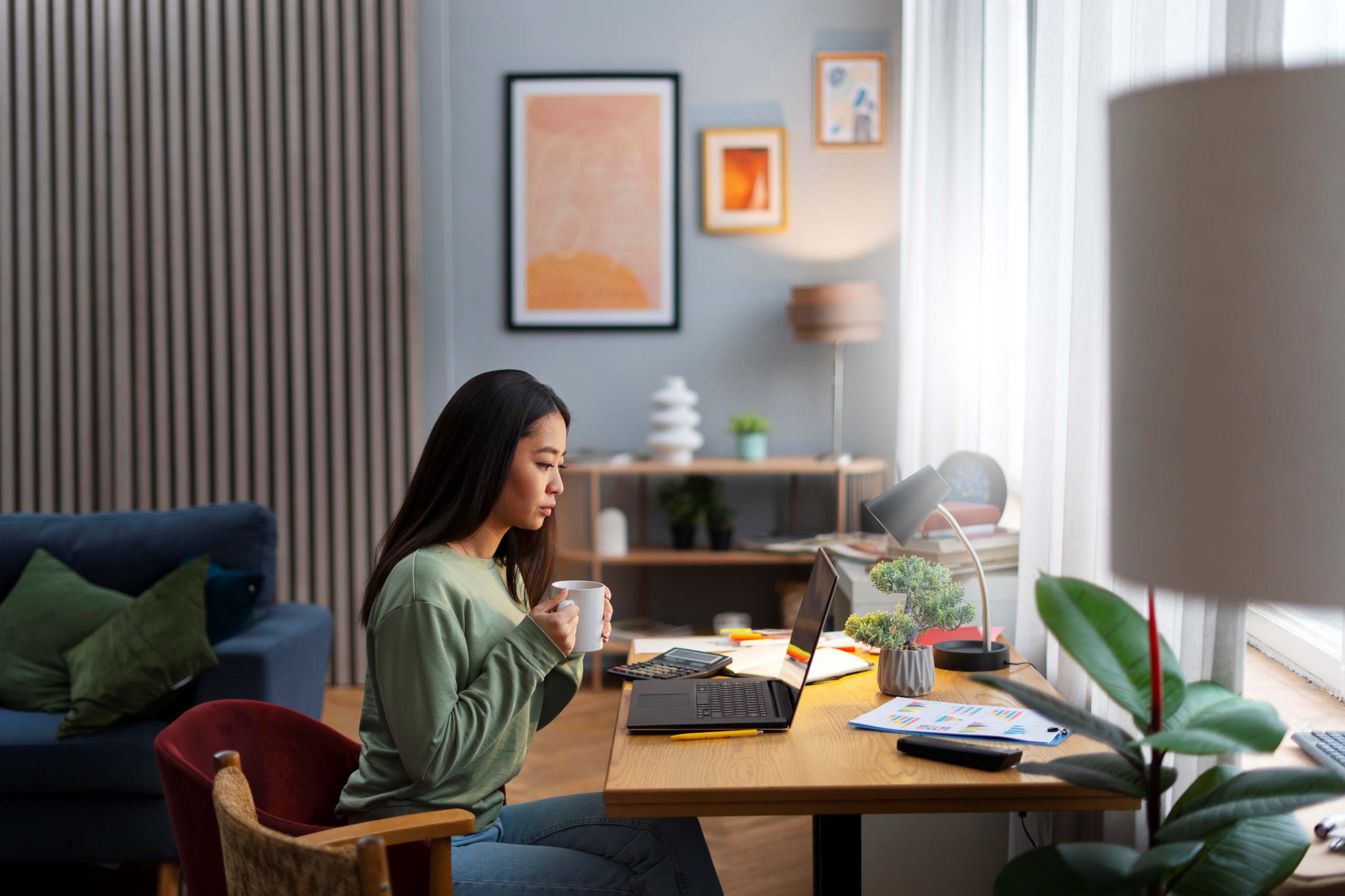 woman-working-from-home