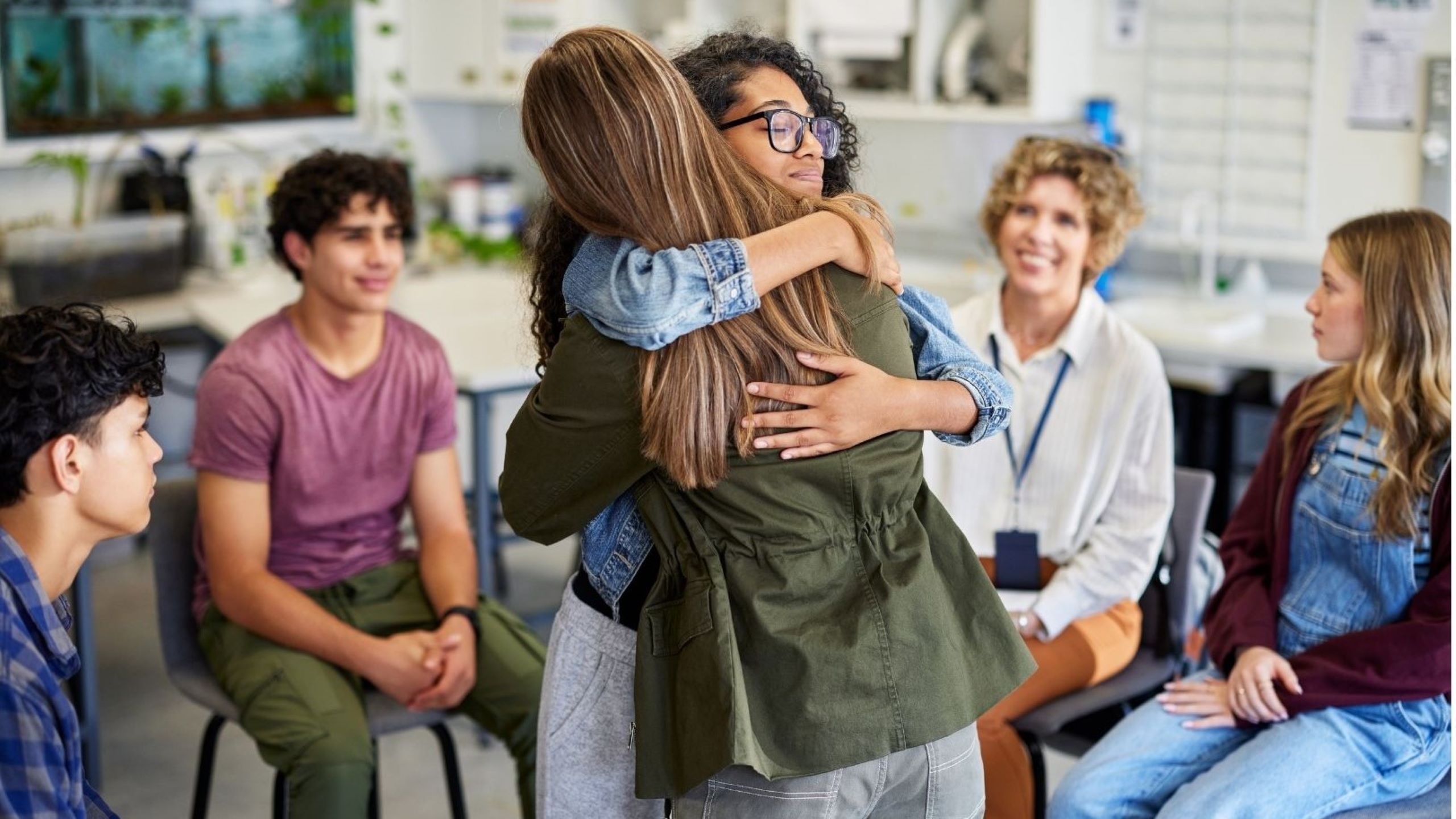 Young Moroccans discussing mental health in support group Gen Z mental health awareness therapy support