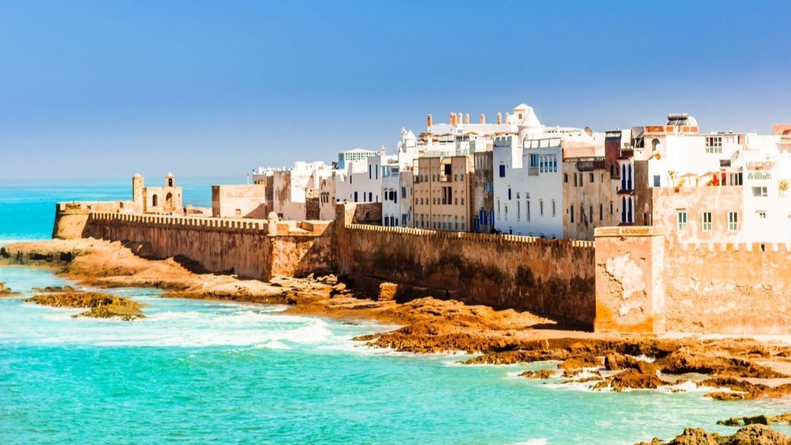 Spring day trips taking tourists to Essaouira coastal destination from Marrakech Morocco