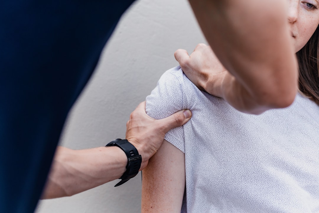 Osteopathy Morocco practitioner performing manual therapy on a patient during a session